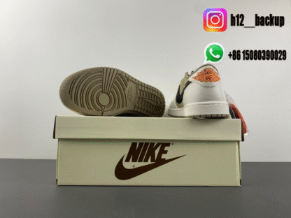 Travis Scott x Air Jordan 1 Low DZ137-701 - Image 6