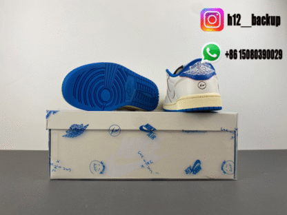Travis Scott x Fragment x Air Jordan 1 Low OG DM7866-104 - Image 6