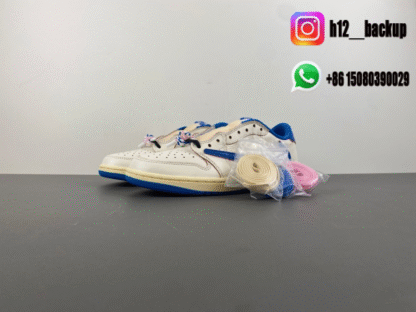 Travis Scott x Fragment x Air Jordan 1 Low OG DM7866-104 - Image 2