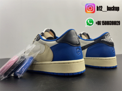 Travis Scott x Fragment x Air Jordan 1 Low OG DM7866-140 - Image 2
