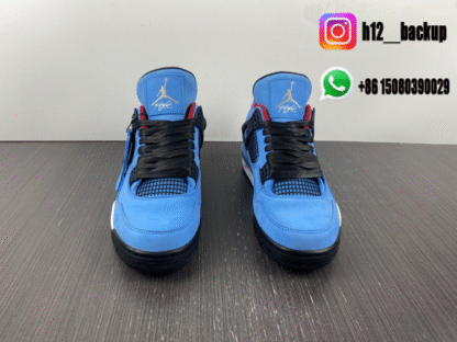 Travis Scott × Air Jordan 4 Retro Cactus Jack "University Blue" 308497-406 - Image 6