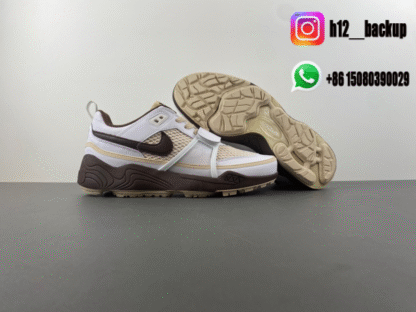 Travis Scott x Nike Zoom Field Jaxx “Ligh Chocolate” HQ3073-100 - Image 4