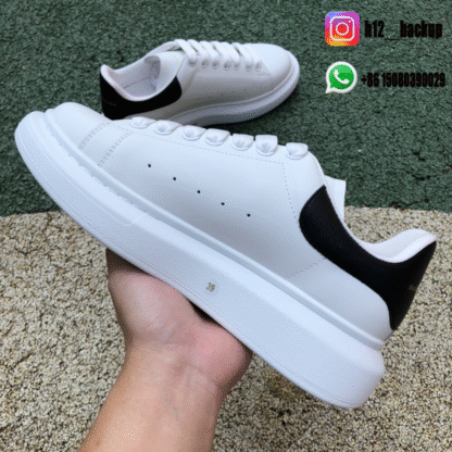 Alexander McQueen Oversized White Black WHGP590-ID10 - Image 3