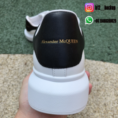 Alexander McQueen Oversized White Black WHGP590-ID10 - Image 2