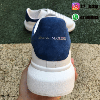 Alexander McQueen Oversized White Blue WHGP590-ID11 - Image 2