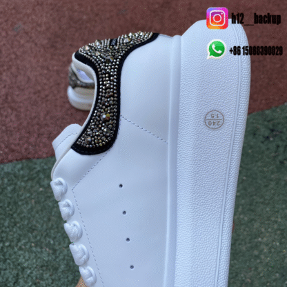 Alexander McQueen Oversized White Black WHGP590-ID5 - Image 5