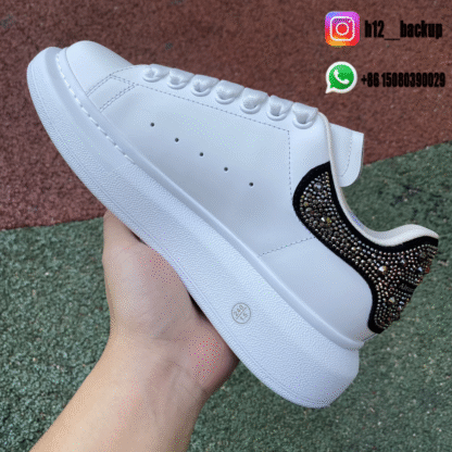 Alexander McQueen Oversized White Black WHGP590-ID5 - Image 3