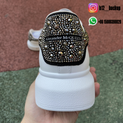 Alexander McQueen Oversized White Black WHGP590-ID5 - Image 2