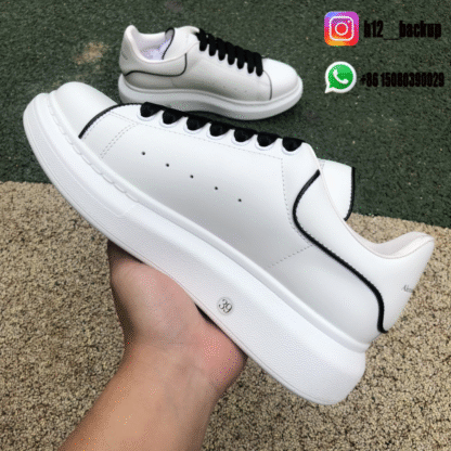 Alexander McQueen Oversized White Black WHGP590-ID6 - Image 3