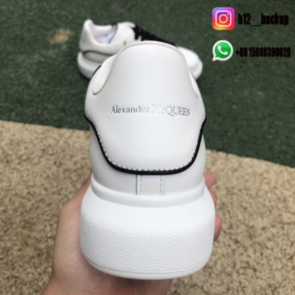 Alexander McQueen Oversized White Black WHGP590-ID6 - Image 2