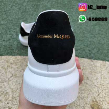 Alexander McQueen Oversized White Black WHGP590-ID7 - Image 2