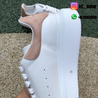 Alexander McQueen Oversized White Pink WHGP590-ID9 - Image 5
