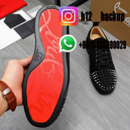 Christian Louboutin Low All Black mnh0501-ID1 - Image 4