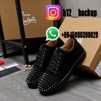 Christian Louboutin Low All Black mnh0501-ID1