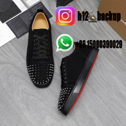 Christian Louboutin Low All Black mnh0501-ID1 - Image 3