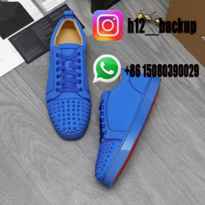 Christian Louboutin Low All Blue mnh0501-ID3 - Image 2