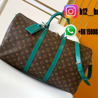 LV travel bag Brun Green M12630 50X29X23cm
