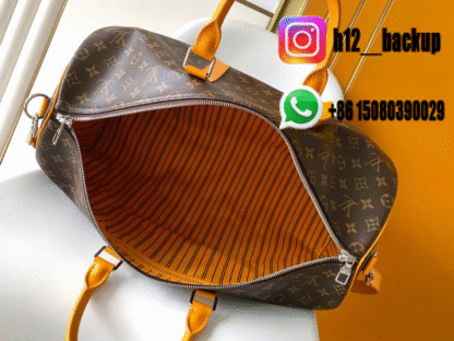 LV travel bag Brun M12634 50X29X23cm - Image 7