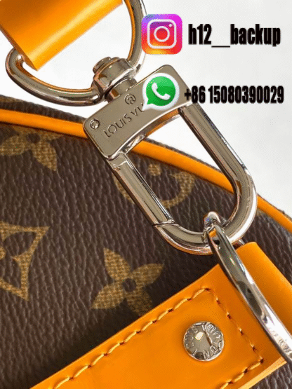 LV travel bag Brun M12634 50X29X23cm - Image 6