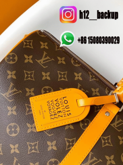LV travel bag Brun M12634 50X29X23cm - Image 5