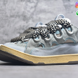 Lanvin Leather Curb Blue Gery LA2500-ID1