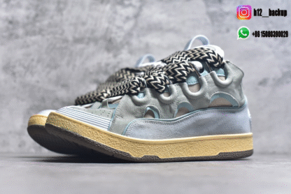 Lanvin Leather Curb Blue Gery LA2500-ID1