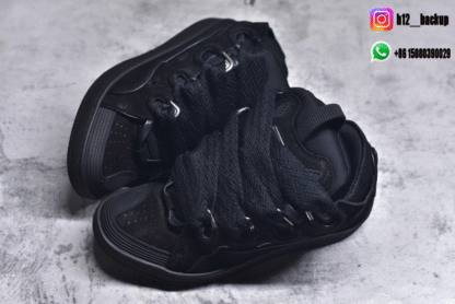 Lanvin Leather Curb Black Brun LA2500-ID4 - Image 7