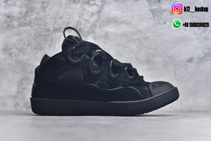 Lanvin Leather Curb Black Brun LA2500-ID4 - Image 3