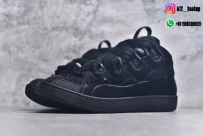 Lanvin Leather Curb Black Brun LA2500-ID4