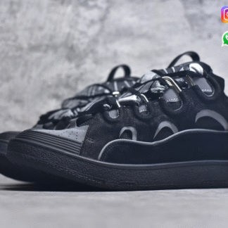 Lanvin Leather Curb Black Gery LA2500-ID5