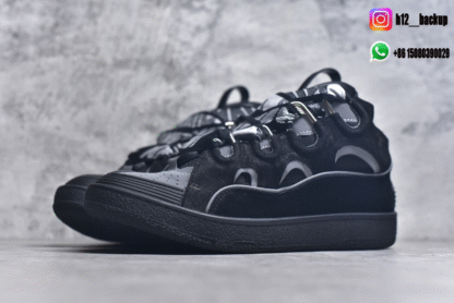 Lanvin Leather Curb Black Gery LA2500-ID5