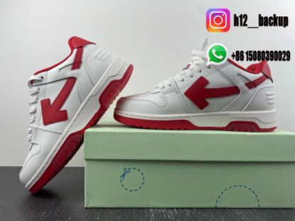 OFF-WHITE Out Of Office White Red 2025071-ID12 - Image 4