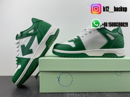 OFF-WHITE Out Of Office Green White 2025071-ID13 - Image 4