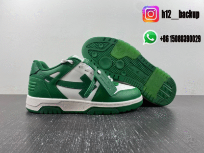 OFF-WHITE Out Of Office Green White 2025071-ID13 - Image 3