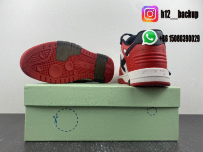 OFF-WHITE Out Of Office Red White 2025071-ID2 - Image 6