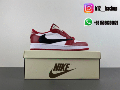 Travis Scott x Air Jordan 1 Low Chicago DM7866-101 - Image 8