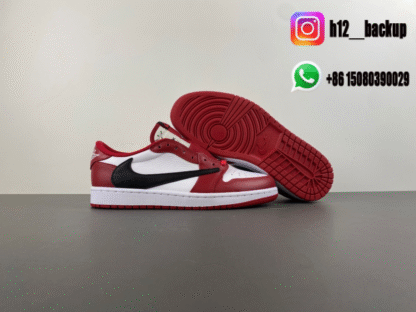 Travis Scott x Air Jordan 1 Low Chicago DM7866-101 - Image 3