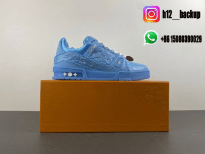 Louis Vuitton trainer Blue LV2025-ID19 - Image 7