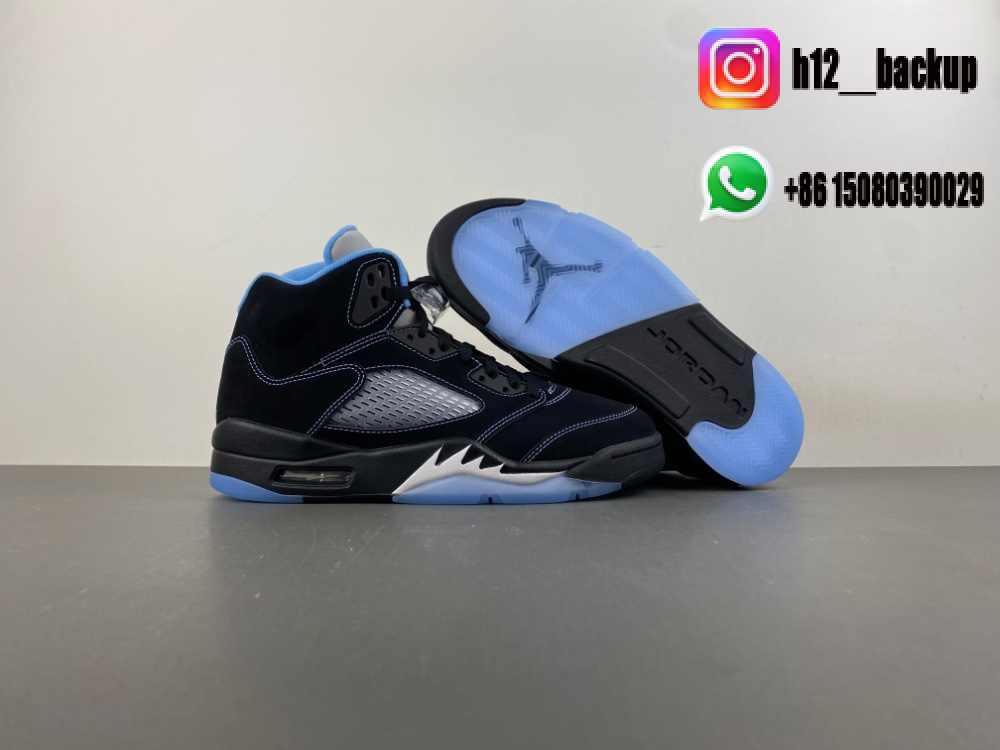 Air Jordan 5 Retro 2026 'Black University Blue' DD0587-008 - Image 8