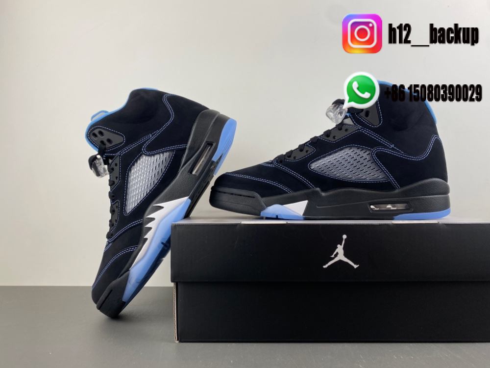 Air Jordan 5 Retro 2026 'Black University Blue' DD0587-008 - Image 6