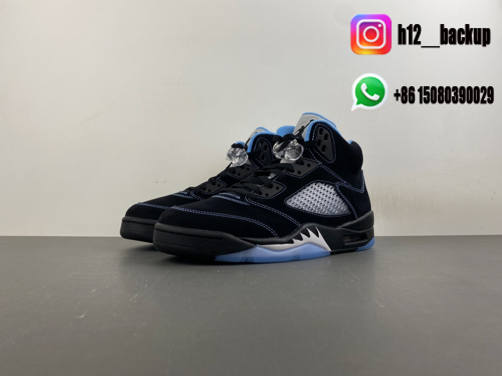 Air Jordan 5 Retro 2026 'Black University Blue' DD0587-008 - Image 5